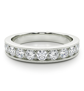 1 ct. tw. Milgrain Pave Elegance Band