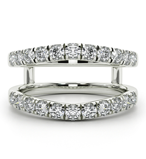 1 ct. tw. Chevron Ring Enhancer
