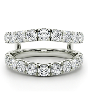 2 ct. tw. Chevron Ring Enhancer