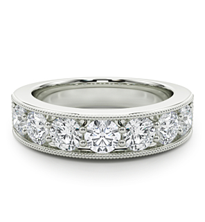 2 ct. tw. Milgrain Pave Elegance Band