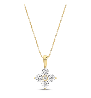 1/2 ct. tw. Clover Pendant
