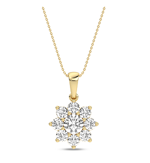 1 ct. tw. Starburst Luminary Pendant