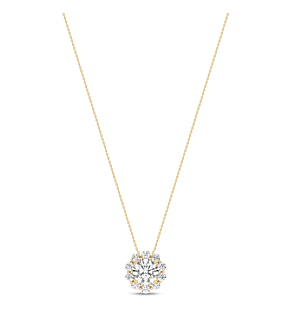 1 ct. tw. Snowflake Pendant