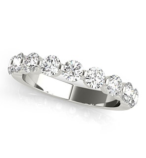 Single Prong 9 Stone Diamond Ring