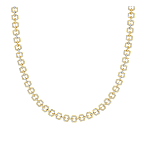Round Hexagon Shape Fashion Necklace