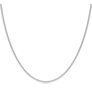3 - 10 ct. Minimalist Tennis Necklace with Extender