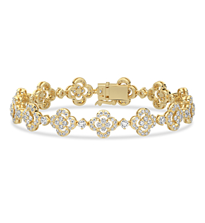 4 ct. tw. Clover Bracelet