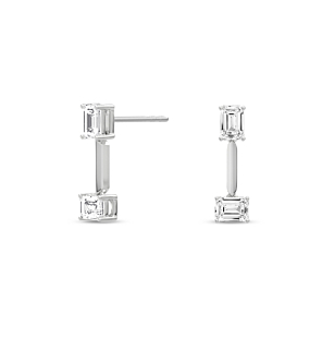 Emerald Duet Earrings