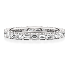 1 - 3 ct. Emerald East-West Eternity Band