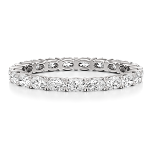 1 - 3 ct. Oval East-West Eternity Band