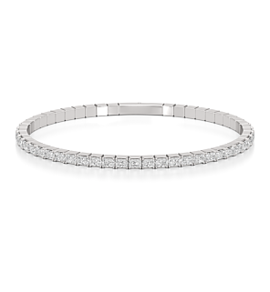 3 1/2 ct. tw. Emerald Flex Cut Bangle